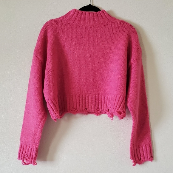 SIGNATURE8‎ Knitted Oversized Cropped Sweater. - Picture 6 of 12